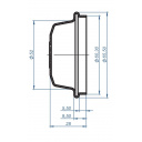 Osłona łożyska piasty Ø60,3 mm K-03 - Steelpress