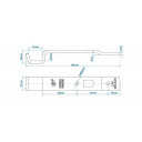 Zapinacz burtowy przyczepy Z-05A max 250 kg - Steelpress