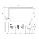Zapinacz burtowy przyczepy Z-07 max 400 kg - Steelpress