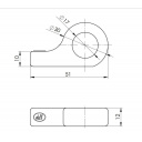 Zapinacz burtowy przyczepy Z-12A max 1000 kg - Steelpress