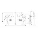 Zapinacz burtowy przyczepy Z-15 max 800 kg - Steelpress