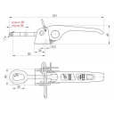 Zaczep burtowy przyczepy ZB-03 max 700 kg - Steelpress
