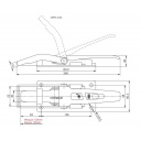 Zaczep burtowy przyczepy ZB-09 max 1100 kg - Steelpress