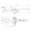 Zaczep burtowy przyczepy ZB-15 max 1190 kg - Steelpress