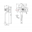 Zaczep do burt prawy - Steelpress