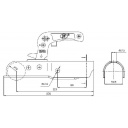 Zaczep kulowy 1700 Ø50 rozs. 80 pionowo/poziomo - Steelpress
