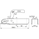 Zaczep kulowy 750 kw.50 rozs.90 pionowo - Steelpress