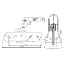 Zaczep kulowy 750 rozs. 40 poziomo/pionowo dyszel V - Steelpress