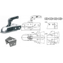Zaczep kulowy 750 rozs. 40 poziomo/pionowo dyszel V - Steelpress