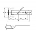 Zawias nierdzewny zwn-02.106 - Steelpress