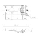 Zawias nierdzewny zwn-02.115a - Steelpress