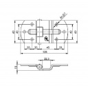 Zawias nierdzewny zwn-02.75 - Steelpress