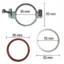 Zacisk rury Ø55 mm do ogrzewania S3002/S3004/S2200 - Truma