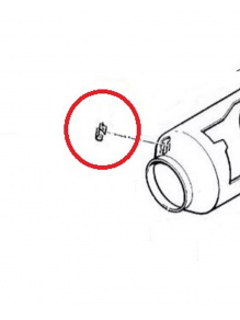 Spinka zacisk mocujący czujnika do ogrzewania Trumatic E2400 - Truma
