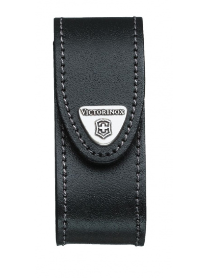 Etui na pasek ze skóry czarne - Victorinox