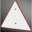 Trójkąt odblaskowy na wkręty czerwony