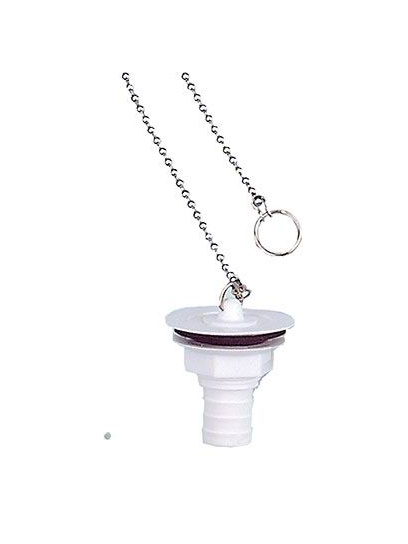 Odpływ umywalki syfon 19 mm prosty biały - Fawo