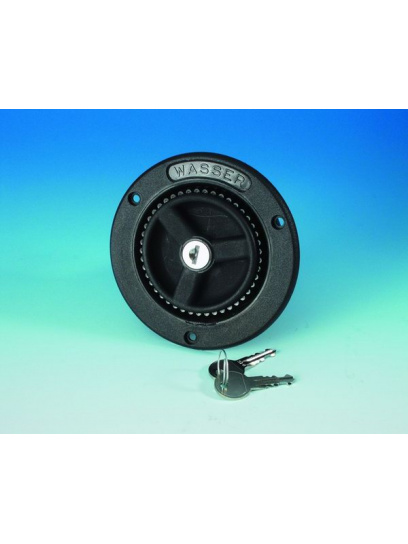 Wlew do wody 40 mm krótki czarny - Fawo