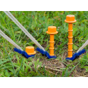 Śledzie wkręcane Normal 20 cm + haczyki 12 szt. - Peggy Peg
