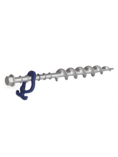 Śledzie wkręcane aluminiowe Long Alu 31 cm + haczyki 2 szt. - Peggy Peg