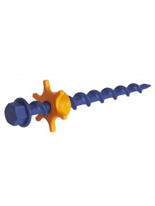 Śledzie wkręcane Peg&Stop 16 cm + nakrętki 6 szt. - Peggy Peg