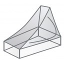 Moskitiera turystyczna Cocoon Triangle Style dla 1 osoby - TravelSafe