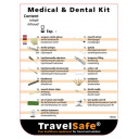 Sterylna apteczka zestaw narzędzi Medical & Dental Kit 42 elementy - TravelSafe