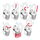 Kłódka na bagaż Travellock TSA - TravelSafe