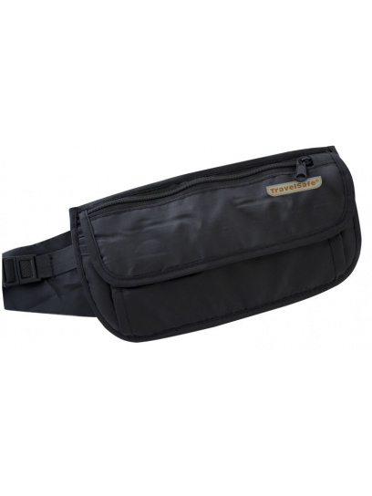 Saszetka biodrowa Skin Waist Pouch Black - TravelSafe