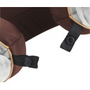 Poduszka turystyczna Travel Pillow MemoryFoam De Luxe Grey/Brown - TravelSafe