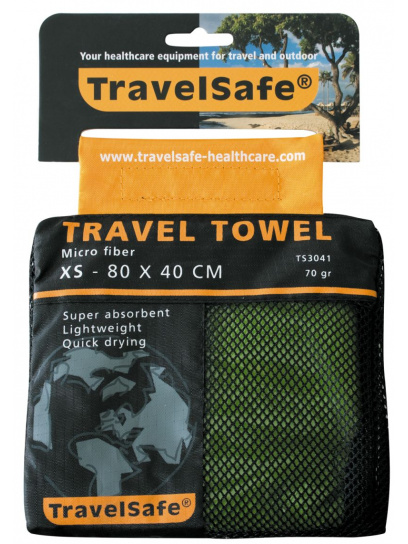 Ręcznik szybkoschnący Microfiber Towel XS Lime Green - TravelSafe