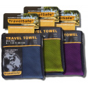 Ręcznik szybkoschnący Microfiber Towel S Purple - TravelSafe