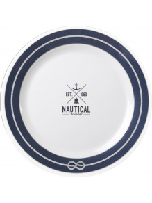 Talerz z melaminy obiadowy Nautical Ø25 cm - Brunner