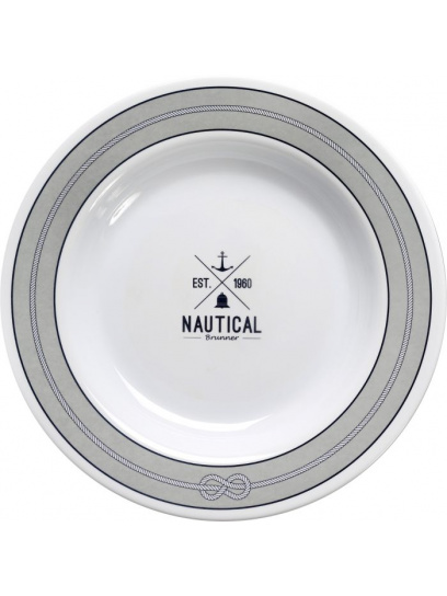 Talerz z melaminy głęboki Nautical Ø23,5 cm - Brunner