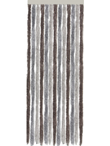 Kotki do drzwi Acapulco 205x56 cm brązowo/beżowo/szare - Brunner