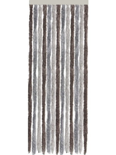 Kotki do drzwi Acapulco 205x56 cm brązowo/beżowo/szare - Brunner
