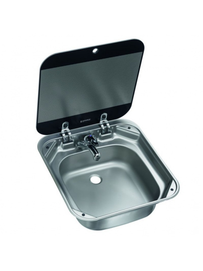 Zlewozmywak prostokątny ze szklaną pokrywą SNG 4244 - Dometic