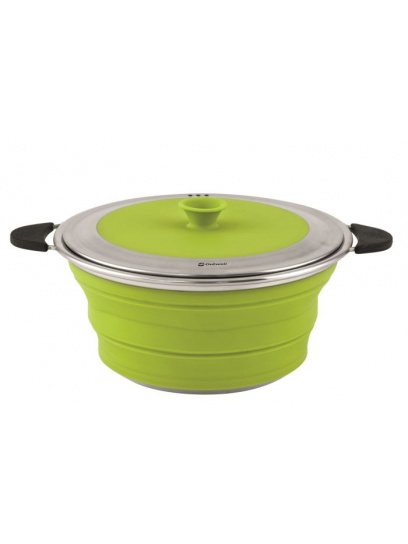 Składany garnek z pokrywką Collaps Pot with Lid 2,5 l Lime Green - Outwell