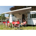 Roleta markiza w kasecie F70 400 Polar White Royal Grey - Fiamma