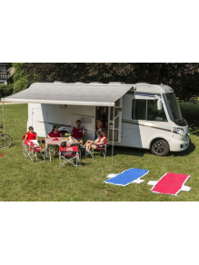 Roleta markiza w kasecie F70 400 Polar White Royal Grey - Fiamma