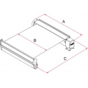 Roleta markiza w kasecie F70 450 Polar White Royal Grey - Fiamma