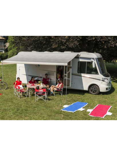 Roleta markiza w kasecie F70 450 Polar White Royal Grey - Fiamma