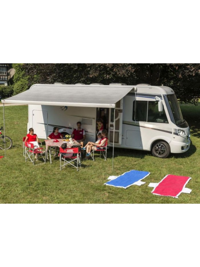 Roleta markiza w kasecie F70 450 Titanium Royal Grey - Fiamma