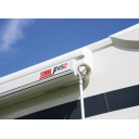 Roleta markiza w kasecie F45S 350 Polar White Royal Blue - Fiamma