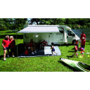 Markiza ścienna w kasecie F45s 350 Polar White Royal Blue - Fiamma