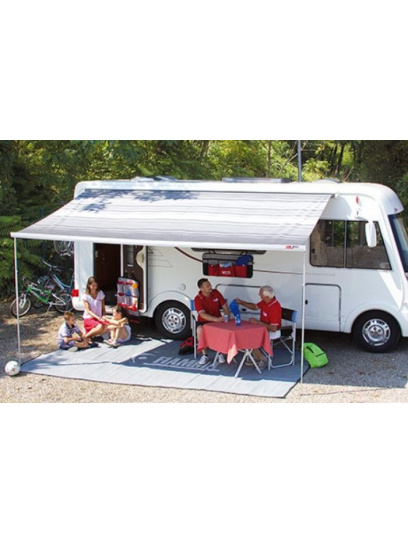 Roleta markiza w kasecie F45S 350 Polar White Royal Blue - Fiamma