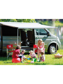 Markiza ścienna w kasecie F45s 260 Titanium Blue Ocean - Fiamma