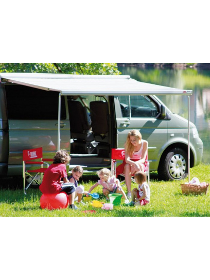 Markiza ścienna w kasecie F45s 260 Titanium Blue Ocean - Fiamma