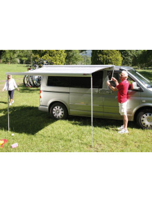 Markiza ścienna w kasecie F45s 260 Polar White Royal Grey - Fiamma
