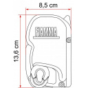 Markiza ścienna w kasecie F45s 260 UK Titanium VW T5 Multivan/Transporter - Fiamma